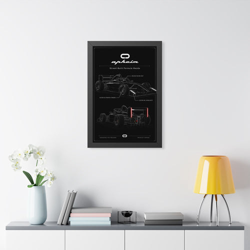 Framed Formula Engineering Poster