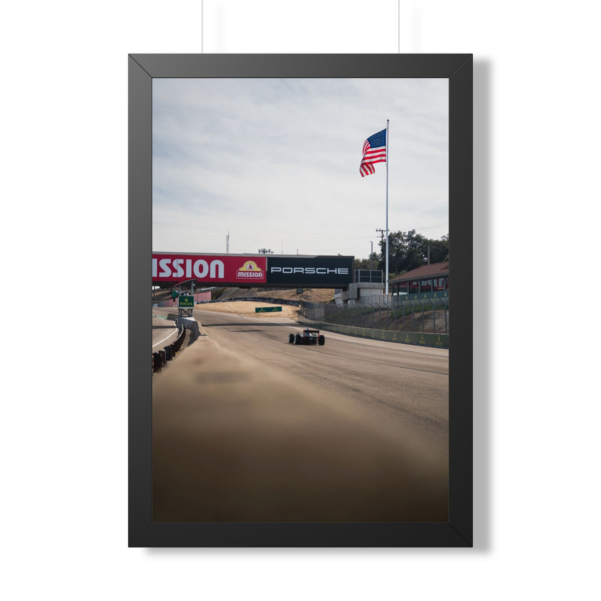 Framed Formula Poster - Laguna Seca Raceway