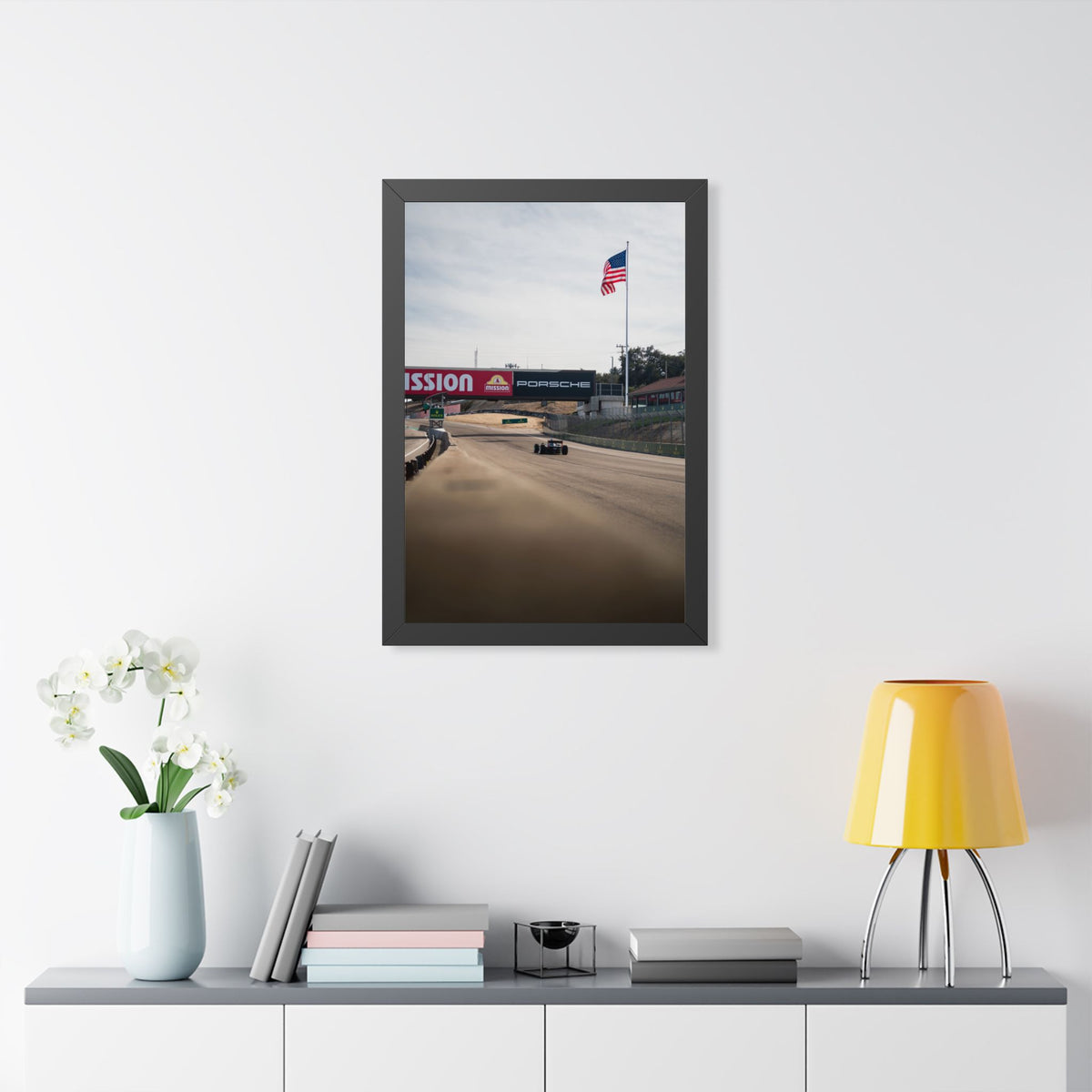Framed Formula Poster - Laguna Seca Raceway
