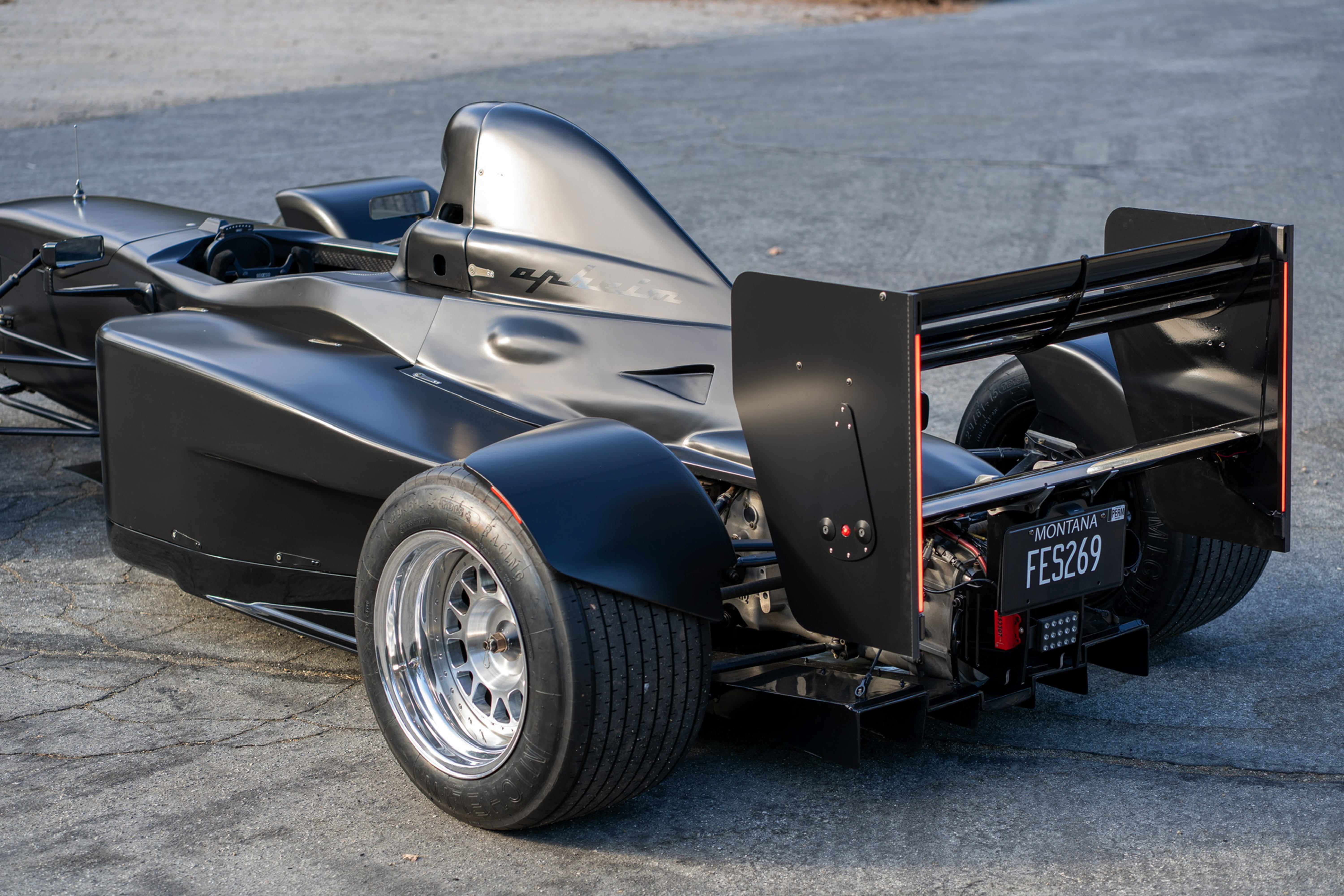 Rear view of the Street-Built Formula Car